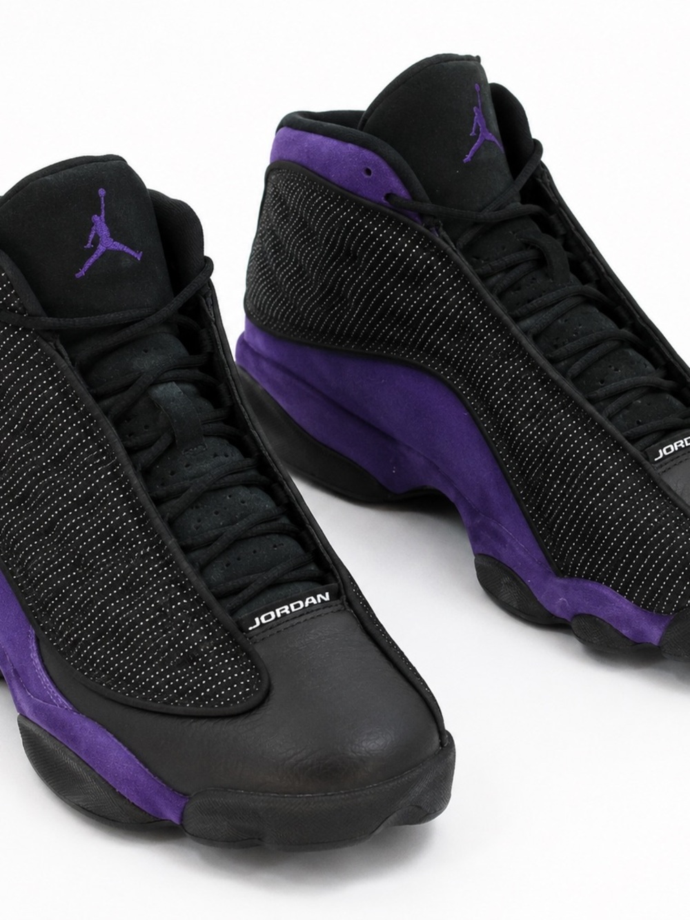 Jordan Men’s “Court Purple” High-Top Basketball Sneakers